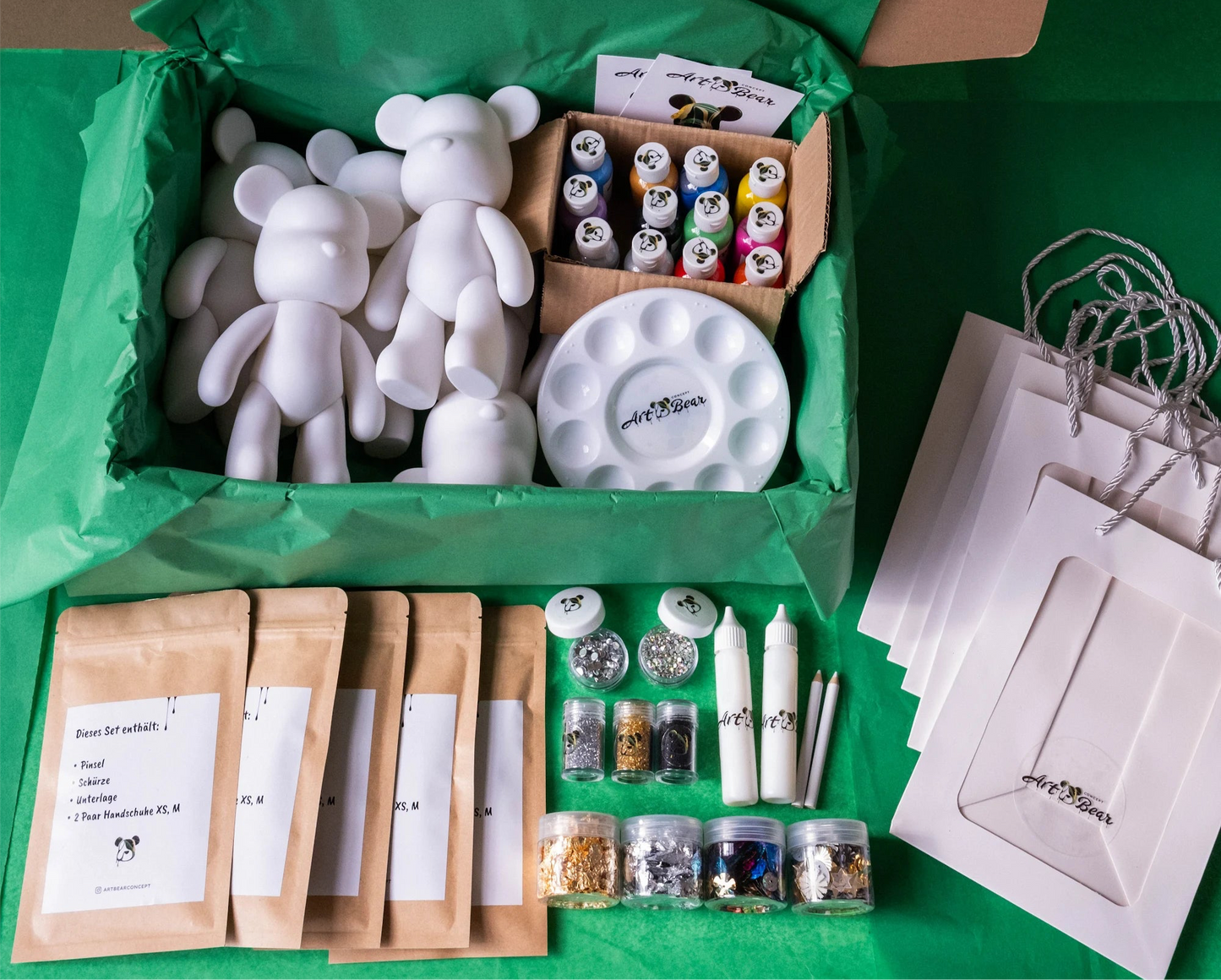 Art-Bear-Painting Party Box