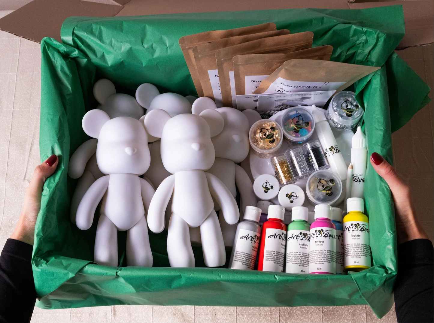 Art-Bear-Painting Party Box