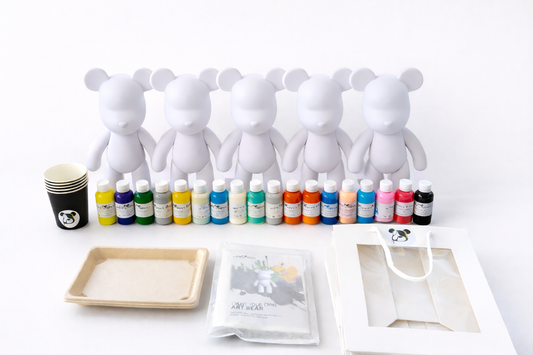 Art Bear Pouring Party Box - Kreatives DIY Set für Kinder & Gruppen